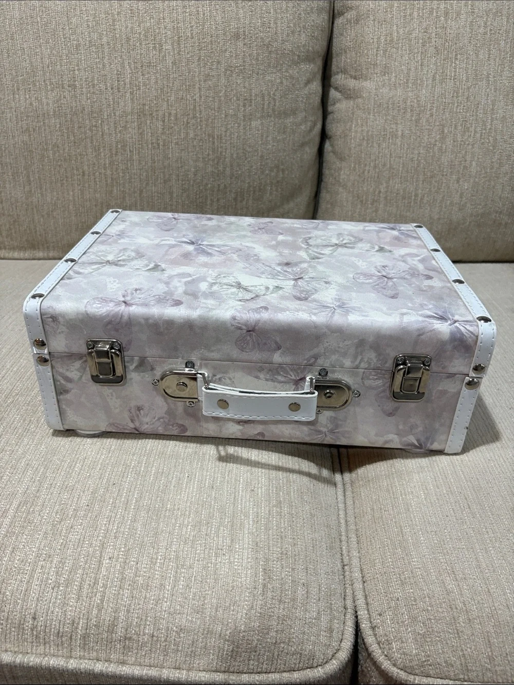 Marshalls Floral Pink & White Decorative Storage Trunks
